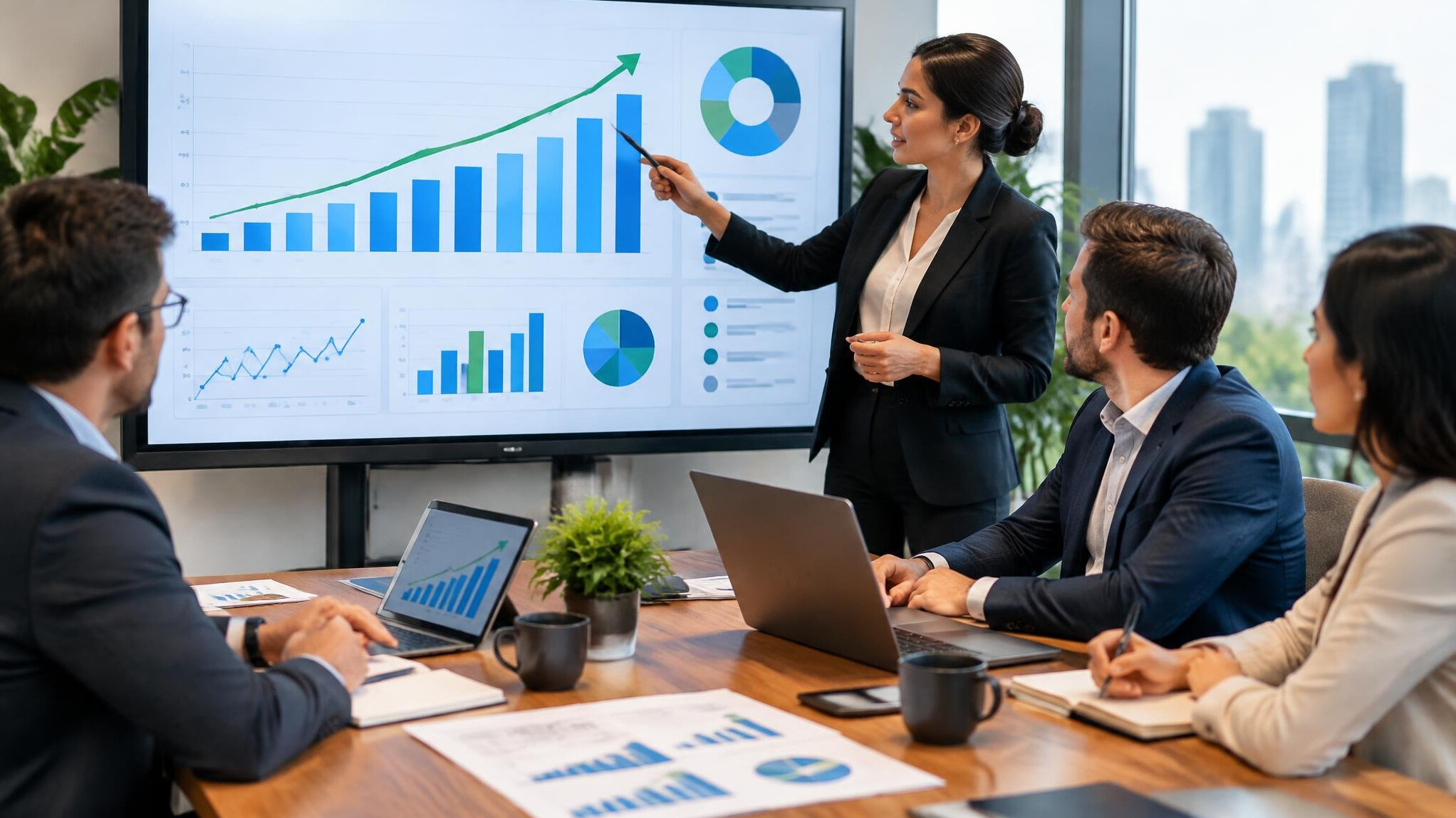 financial charts analysis